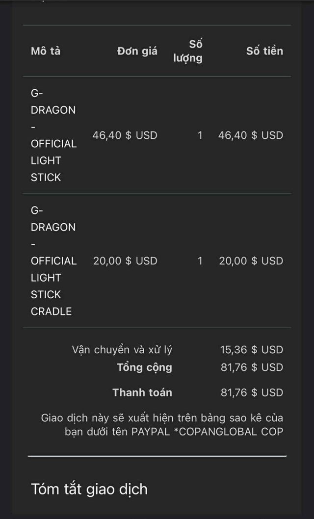 Hỗn độn "chợ" lightstick G-Dragon trên mạng lúc này: Công khai bán hàng giả, hét giá gấp 3 lần…- Ảnh 4. Hỗn độn "chợ" lightstick G-Dragon trên mạng lúc này: Công khai bán hàng giả, hét giá gấp 3 lần…- Ảnh 4.