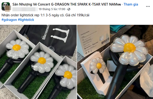 Hỗn độn "chợ" lightstick G-Dragon trên mạng lúc này: Công khai bán hàng giả, hét giá gấp 3 lần…- Ảnh 9. Hỗn độn "chợ" lightstick G-Dragon trên mạng lúc này: Công khai bán hàng giả, hét giá gấp 3 lần…- Ảnh 9.