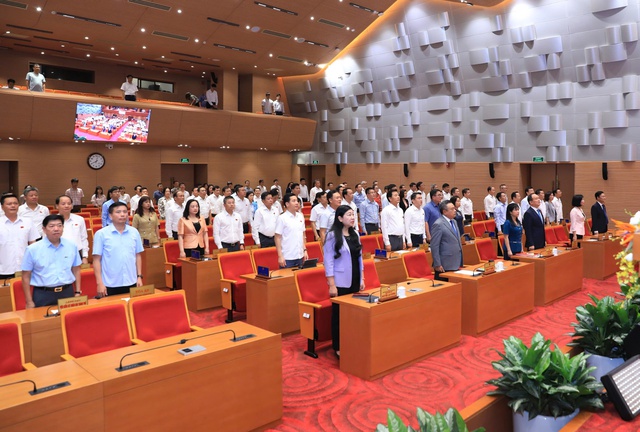 Khai mạc kỳ họp thứ 23 HĐND thành phố Hà Nội khóa XVI - Ảnh 1. Khai mạc kỳ họp thứ 23 HĐND thành phố Hà Nội khóa XVI - Ảnh 1.