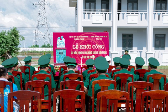 BĐBP Sóc Trăng khởi công xây dựng Tượng đài “Bác Hồ với chiến sĩ Biên phòng”- Ảnh 1. BĐBP Sóc Trăng khởi công xây dựng Tượng đài “Bác Hồ với chiến sĩ Biên phòng”- Ảnh 1.