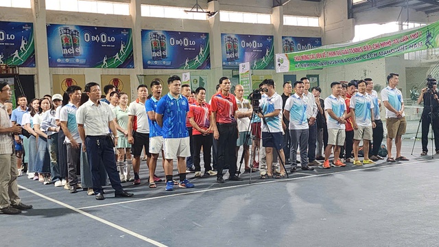 Giải Tennis Báo chí Nghệ An lần thứ 7: Kết nối tinh thần báo chí Cách mạng Việt Nam- Ảnh 1. Giải Tennis Báo chí Nghệ An lần thứ 7: Kết nối tinh thần báo chí Cách mạng Việt Nam- Ảnh 1.