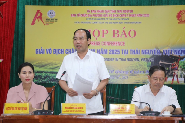 Thái Nguyên:
Gần 400 VĐV đến từ 25 quốc gia sẽ tham dự Giải vô địch Châu Á Muay 2025- Ảnh 1.