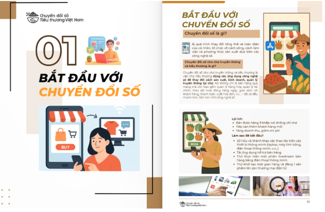 Ra mắt Sổ tay hướng dẫn chuyển đổi số tiểu thương chợ truyền thống- Ảnh 1. Ra mắt Sổ tay hướng dẫn chuyển đổi số tiểu thương chợ truyền thống- Ảnh 1.