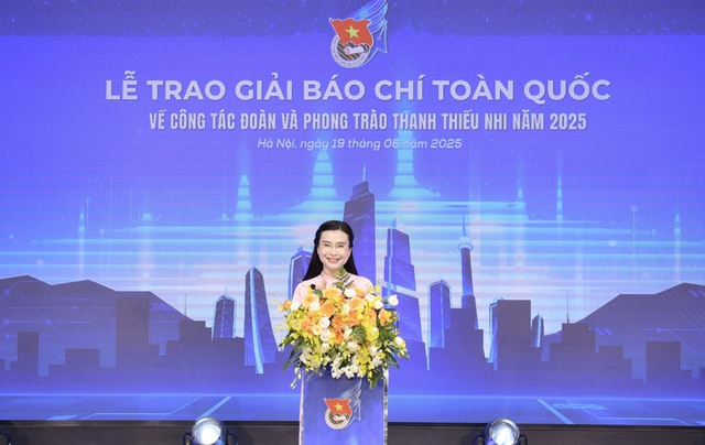 Trao giải Báo chí toàn quốc về công tác đoàn và phong trào thanh thiếu nhi năm 2025- Ảnh 1. Trao giải Báo chí toàn quốc về công tác đoàn và phong trào thanh thiếu nhi năm 2025- Ảnh 1.