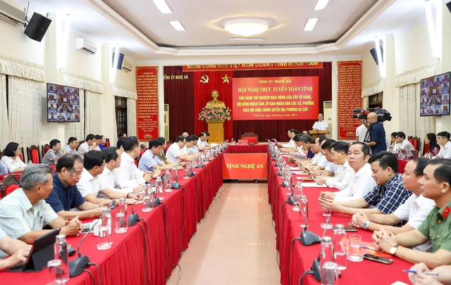 Nghệ An tổ chức vận hành thử nghiệm mô hình chính quyền địa phương 2 cấp- Ảnh 1. Nghệ An tổ chức vận hành thử nghiệm mô hình chính quyền địa phương 2 cấp- Ảnh 1.