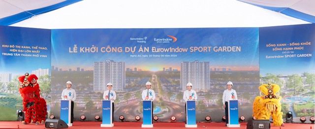 Eurowindow Sport Garden chính thức khởi công tại trung tâm TP Vinh- Ảnh 7. Eurowindow Sport Garden chính thức khởi công tại trung tâm TP Vinh- Ảnh 7.