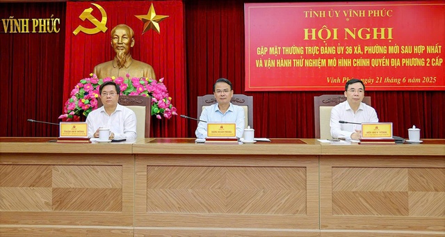 Vĩnh Phúc: Vận hành thử nghiệm hoạt động của các xã, phường thành lập mới- Ảnh 1. Vĩnh Phúc: Vận hành thử nghiệm hoạt động của các xã, phường thành lập mới- Ảnh 1.