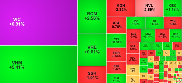 VN-Index đã thiết lập đỉnh mới nhờ lực kéo của cổ phiếu vốn hóa lớn- Ảnh 1.
