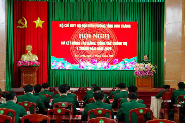 BĐBP Sóc Trăng: Giao ban công tác Đảng, chính trị 6 tháng đầu năm 2025- Ảnh 1. BĐBP Sóc Trăng: Giao ban công tác Đảng, chính trị 6 tháng đầu năm 2025- Ảnh 1.