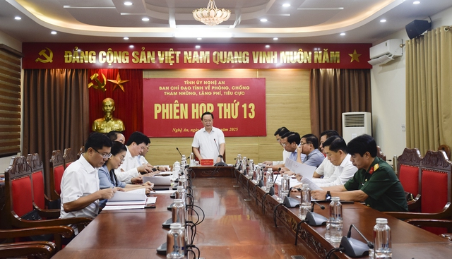 Nghệ An: Triển khai nhiệm vụ quý III về phòng, chống tham nhũng, lãng phí, tiêu cực- Ảnh 1. Nghệ An: Triển khai nhiệm vụ quý III về phòng, chống tham nhũng, lãng phí, tiêu cực- Ảnh 1.