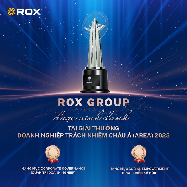 Lần thứ hai trong năm, ROX Group được vinh danh tại giải thưởng quốc tế- Ảnh 1. Lần thứ hai trong năm, ROX Group được vinh danh tại giải thưởng quốc tế- Ảnh 1.