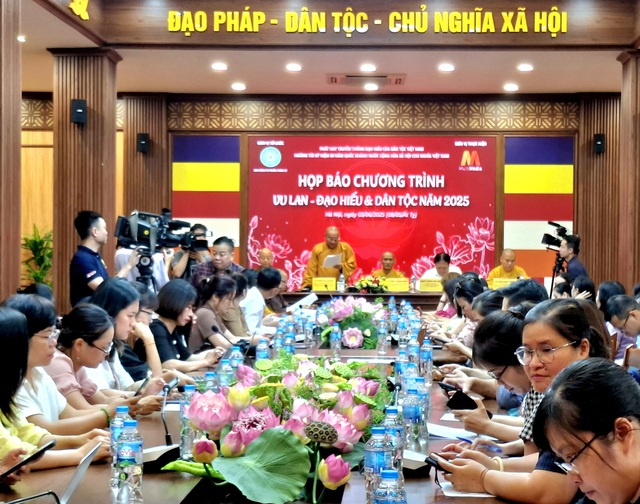 Họp báo công bố Chương trình "Vu Lan - Đạo Hiếu và Dân tộc" năm 2025- Ảnh 2. Họp báo công bố Chương trình "Vu Lan - Đạo Hiếu và Dân tộc" năm 2025- Ảnh 2.
