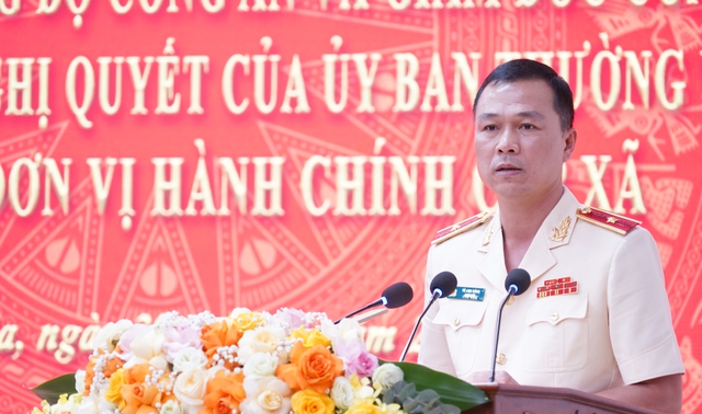 Công an tỉnh Thanh Hóa: Công bố các quyết định về tổ chức, cán bộ- Ảnh 2. Công an tỉnh Thanh Hóa: Công bố các quyết định về tổ chức, cán bộ- Ảnh 2.