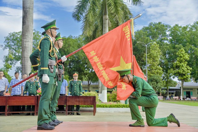 BĐBP Kiên Giang: Tổ chức tuyên thệ cho chiến sĩ mới năm 2025- Ảnh 1. BĐBP Kiên Giang: Tổ chức tuyên thệ cho chiến sĩ mới năm 2025- Ảnh 1.
