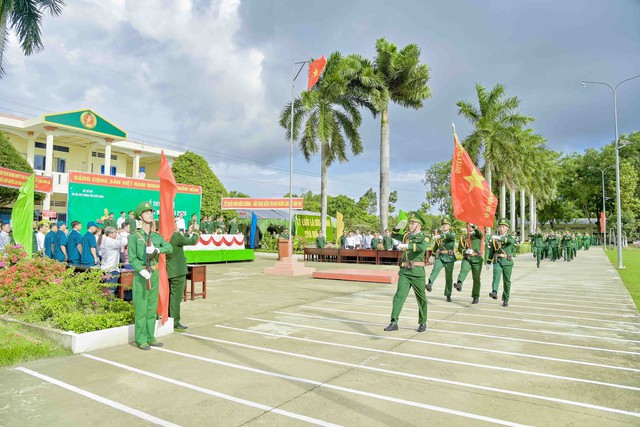 BĐBP Kiên Giang: Tổ chức tuyên thệ cho chiến sĩ mới năm 2025- Ảnh 3. BĐBP Kiên Giang: Tổ chức tuyên thệ cho chiến sĩ mới năm 2025- Ảnh 3.