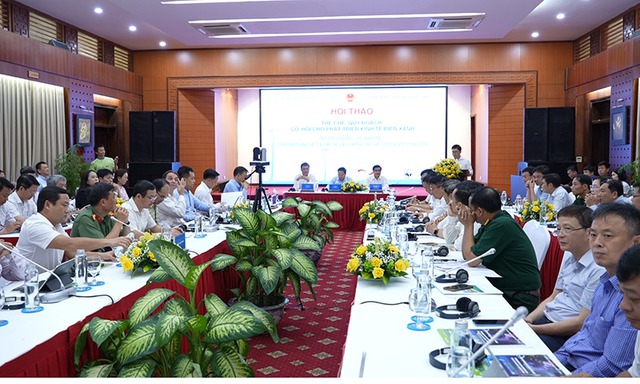 Hội thảo tại Quảng Bình bàn cơ hội phát triển kinh tế biển xanh bền vững- Ảnh 1. Hội thảo tại Quảng Bình bàn cơ hội phát triển kinh tế biển xanh bền vững- Ảnh 1.