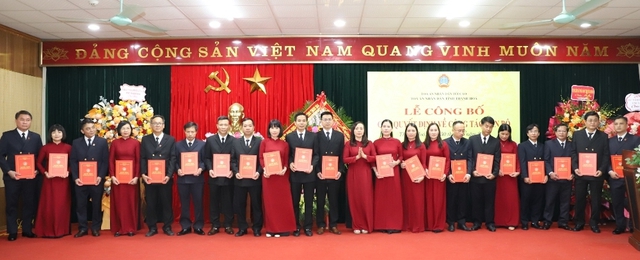 Thanh Hóa: Ông Đỗ Thế Bình được bổ nhiệm làm Chánh án Tòa án Nhân dân tỉnh- Ảnh 1.