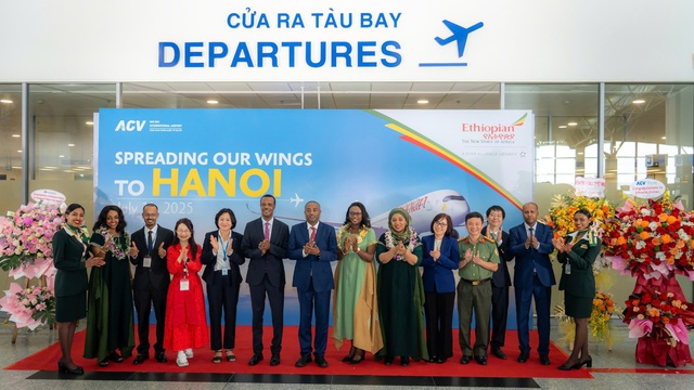 Ethiopian Airlines khai trương đường bay thương mại đến Hà Nội- Ảnh 2. Ethiopian Airlines khai trương đường bay thương mại đến Hà Nội- Ảnh 2.