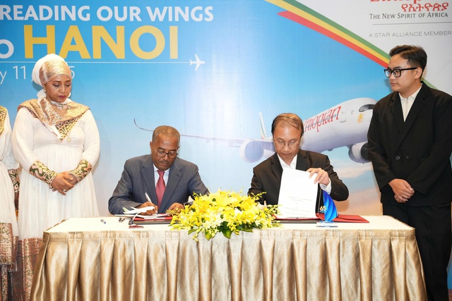 Ethiopian Airlines khai trương đường bay thương mại đến Hà Nội- Ảnh 5. Ethiopian Airlines khai trương đường bay thương mại đến Hà Nội- Ảnh 5.