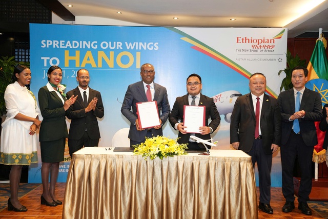 Ethiopian Airlines khai trương đường bay thương mại đến Hà Nội- Ảnh 8. Ethiopian Airlines khai trương đường bay thương mại đến Hà Nội- Ảnh 8.