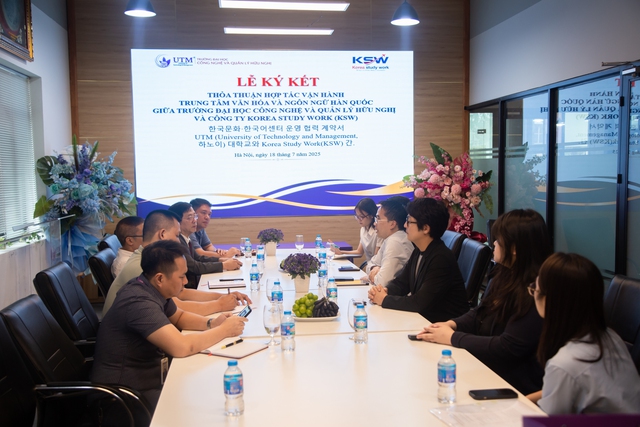 Lễ ký kết thỏa thuận hợp tác giữa Trường Đại học Công nghệ và Quản lý Hữu Nghị (UTM) và Trường Đại học Seojeong (Hàn Quốc)- Ảnh 2.