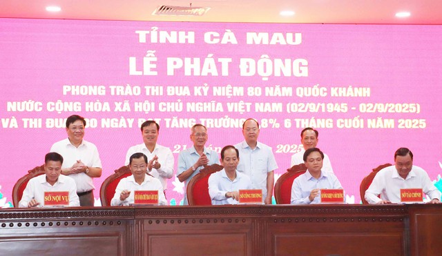 Cà Mau phấn đấu tăng trưởng 8,8% trong 6 tháng cuối năm 2025- Ảnh 1. Cà Mau phấn đấu tăng trưởng 8,8% trong 6 tháng cuối năm 2025- Ảnh 1.
