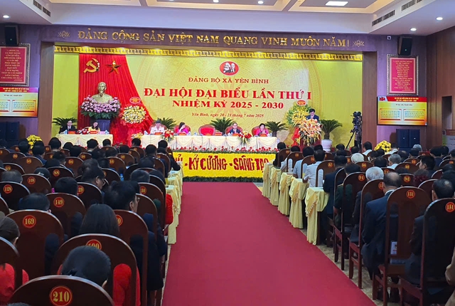 Đại hội điểm Đảng bộ xã Yên Bình: Định vị vai trò trung tâm mới- Ảnh 1. Đại hội điểm Đảng bộ xã Yên Bình: Định vị vai trò trung tâm mới- Ảnh 1.