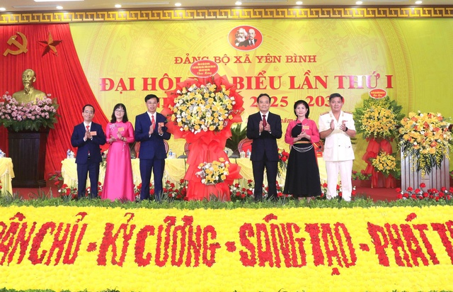 Đại hội điểm Đảng bộ xã Yên Bình: Định vị vai trò trung tâm mới- Ảnh 2. Đại hội điểm Đảng bộ xã Yên Bình: Định vị vai trò trung tâm mới- Ảnh 2.