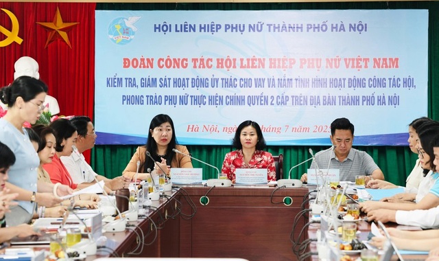Hà Nội: Hội Liên hiệp Phụ nữ giám sát tốt việc sử dụng vốn và thu hồi nợ xấu- Ảnh 1. Hà Nội: Hội Liên hiệp Phụ nữ giám sát tốt việc sử dụng vốn và thu hồi nợ xấu- Ảnh 1.