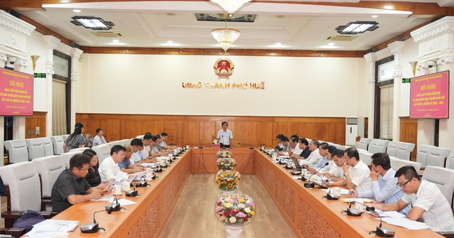 Ban Chấp hành Đảng bộ UBND TP Huế: Thảo luận nhiều nội dung quan trọng- Ảnh 1.
