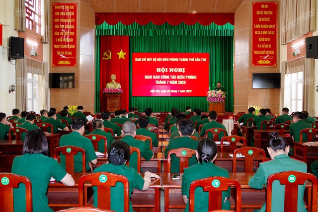 Ban Chỉ huy BĐBP TP. Cần Thơ giao ban công tác Biên phòng tháng 7- Ảnh 1. Ban Chỉ huy BĐBP TP. Cần Thơ giao ban công tác Biên phòng tháng 7- Ảnh 1.