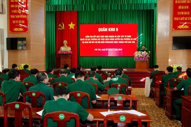 Bộ Tư lệnh Quân khu 9 kiểm tra tại Ban chỉ huy BĐBP TP Cần Thơ- Ảnh 2.