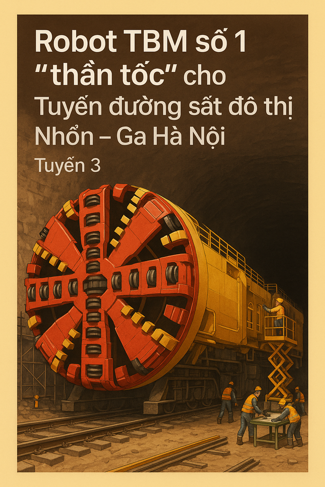 "Gã khổng lồ" vừa lập chiến công dưới lòng Hà Nội: Giá không dưới 262 tỷ, xếp hạng hàng đầu thế giới- Ảnh 1. "Gã khổng lồ" vừa lập chiến công dưới lòng Hà Nội: Giá không dưới 262 tỷ, xếp hạng hàng đầu thế giới- Ảnh 1.