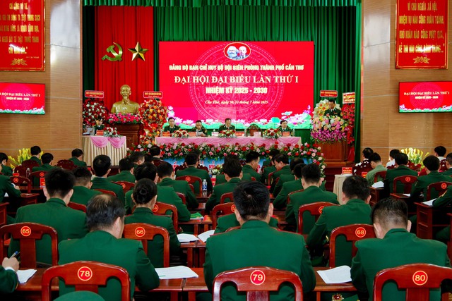 Đại hội Đảng bộ BĐBP Cần Thơ: "Đoàn kết - Dân chủ - Kỷ cương - Sáng tạo - Phát triển"- Ảnh 1. Đại hội Đảng bộ BĐBP Cần Thơ: "Đoàn kết - Dân chủ - Kỷ cương - Sáng tạo - Phát triển"- Ảnh 1.