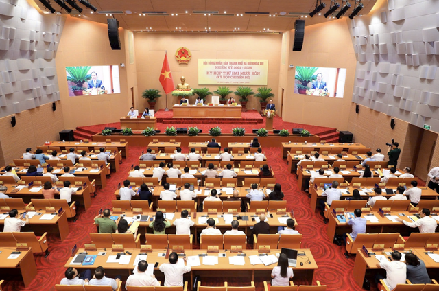 Khai mạc Kỳ họp thứ 25 HĐND TP Hà Nội, xem xét nhiều nghị quyết cụ thể hoá Luật Thủ đô- Ảnh 1. Khai mạc Kỳ họp thứ 25 HĐND TP Hà Nội, xem xét nhiều nghị quyết cụ thể hoá Luật Thủ đô- Ảnh 1.