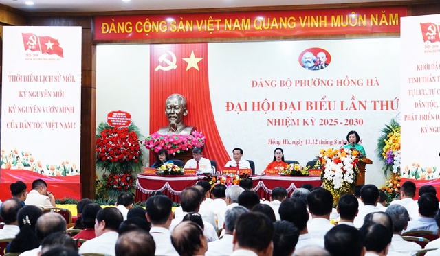 Đại hội Đảng bộ phường Hồng Hà lần thứ I tiến hành phiên trù bị- Ảnh 1. Đại hội Đảng bộ phường Hồng Hà lần thứ I tiến hành phiên trù bị- Ảnh 1.