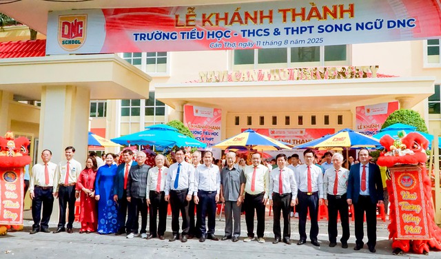 Trường Đại học Nam Cần Thơ khánh thành trường liên cấp song ngữ DNC- Ảnh 3.