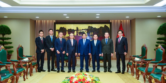Thủ tướng Chính phủ Phạm Minh Chính tiếp Tổng Giám đốc MUFG Hironori Kamezawa (thứ 4 từ trái sang) và Đoàn Lãnh đạo cấp cao VietinBank Thủ tướng Chính phủ Phạm Minh Chính tiếp Tổng Giám đốc MUFG Hironori Kamezawa (thứ 4 từ trái sang) và Đoàn Lãnh đạo cấp cao VietinBank