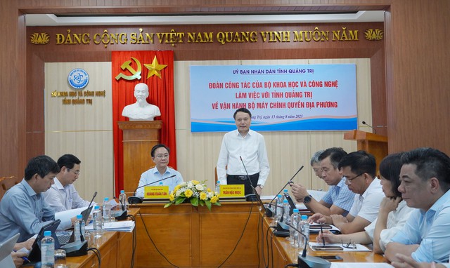 Quảng Trị: Tập trung triển khai đồng bộ phân cấp, phân quyền trong lĩnh vực khoa học và công nghệ- Ảnh 1. Quảng Trị: Tập trung triển khai đồng bộ phân cấp, phân quyền trong lĩnh vực khoa học và công nghệ- Ảnh 1.