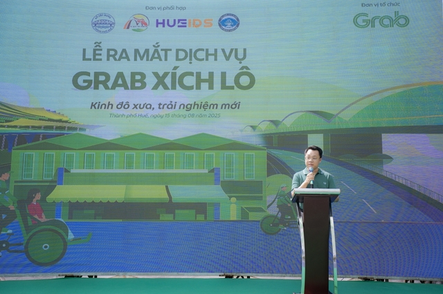 Thành phố Huế: Ra mắt dịch vụ "Grab Xích Lô - Kinh đô xưa"- Ảnh 3.