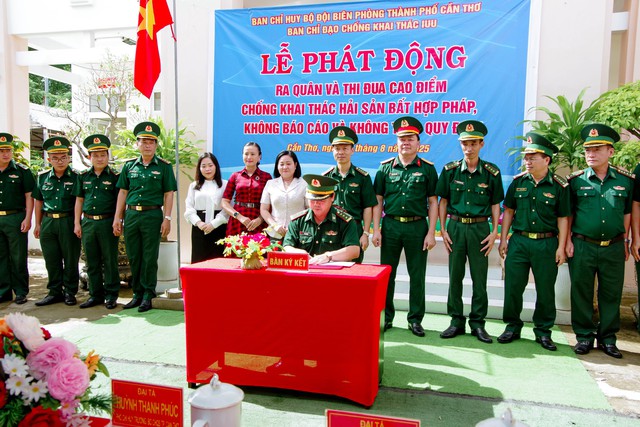 Ban Chỉ huy BĐBP TP Cần Thơ: Ra quân cao điểm chống khai thác IUU- Ảnh 2.