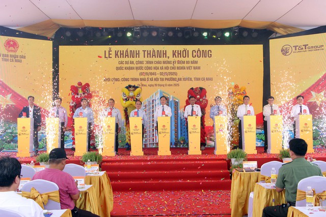 Cà Mau khởi công xây dựng 1.200 căn nhà ở xã hội tại phường An Xuyên- Ảnh 4. Cà Mau khởi công xây dựng 1.200 căn nhà ở xã hội tại phường An Xuyên- Ảnh 4.