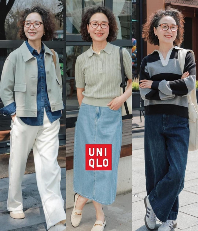 Phụ nữ trung niên mặc hàng hiệu chưa chắc sang, nhưng diện UNIQLO & MUJI là lên hẳn level khí chất- Ảnh 6.
