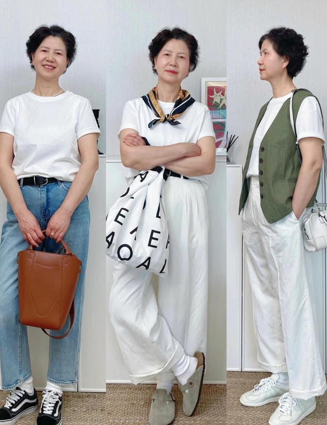 Phụ nữ trung niên mặc hàng hiệu chưa chắc sang, nhưng diện UNIQLO & MUJI là lên hẳn level khí chất- Ảnh 8.