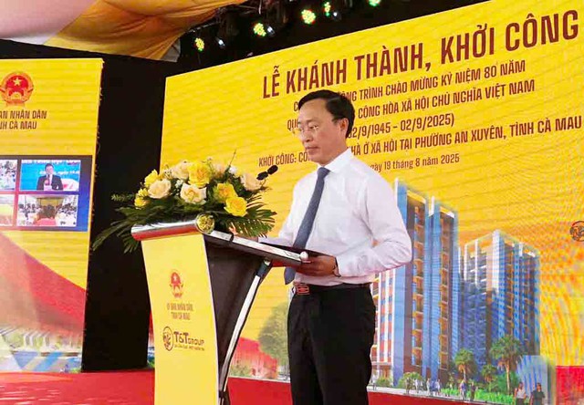 Cà Mau khởi công xây dựng 1.200 căn nhà ở xã hội tại phường An Xuyên- Ảnh 3. Cà Mau khởi công xây dựng 1.200 căn nhà ở xã hội tại phường An Xuyên- Ảnh 3.