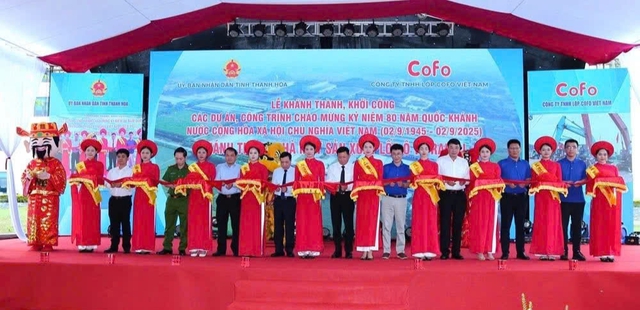 Thanh Hóa: Khánh thành Nhà máy sản xuất lốp ô tô hơn 64 triệu USD- Ảnh 1.