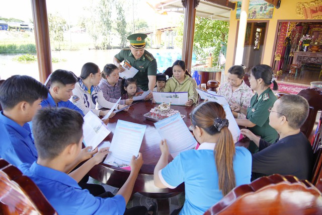 Đồn Biên phòng Vĩnh Nguơn bảo vệ biên giới trong mùa nước nổi- Ảnh 3.