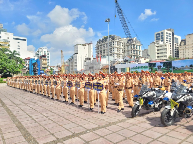 Hà Nội: Tăng cường hơn 600 CSGT từ 33 tỉnh, thành phục vụ diễu binh A80- Ảnh 1. Hà Nội: Tăng cường hơn 600 CSGT từ 33 tỉnh, thành phục vụ diễu binh A80- Ảnh 1.