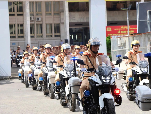 Hà Nội: Tăng cường hơn 600 CSGT từ 33 tỉnh, thành phục vụ diễu binh A80- Ảnh 2. Hà Nội: Tăng cường hơn 600 CSGT từ 33 tỉnh, thành phục vụ diễu binh A80- Ảnh 2.