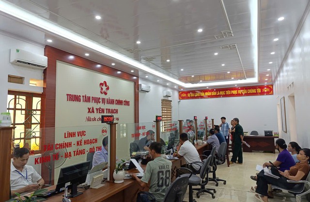 Thái Nguyên: Xã Yên Trạch nỗ lực xây dựng nền hành chính công chuyên nghiệp- Ảnh 1.